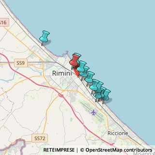 Mappa Via del Garofano, 47923 Rimini RN, Italia (2.32417)