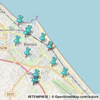 Mappa Via Francesco Brici, 47923 Rimini RN, Italia (2.39)