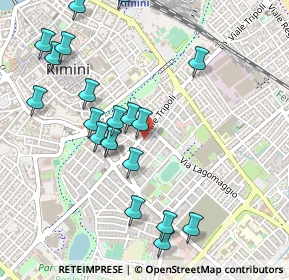 Mappa Viale Tripoli, 47924 Rimini RN, Italia (0.556)