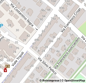 Mappa Viale Tripoli, 47924 Rimini RN, Italia (0.05417)