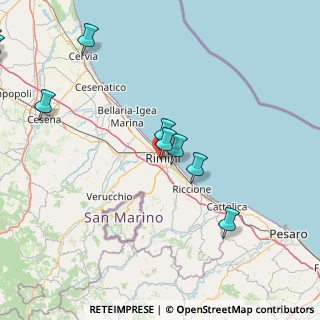 Mappa Via delle Fosse, 47900 Rimini RN, Italia (27.13417)