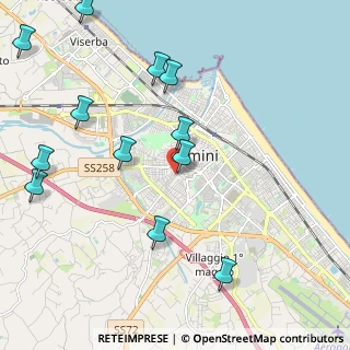 Mappa Via delle Fosse, 47900 Rimini RN, Italia (2.56417)