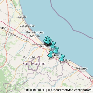 Mappa Viale Ugo Bassi, 47923 Rimini RN, Italia (4.19818)