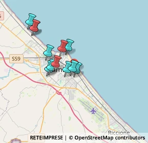 Mappa Via Giuseppe Mariotti, 47923 Rimini RN, Italia (3.0125)