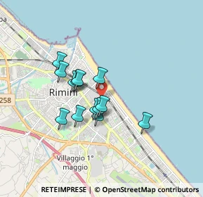 Mappa Via Giuseppe Mariotti, 47923 Rimini RN, Italia (1.30692)