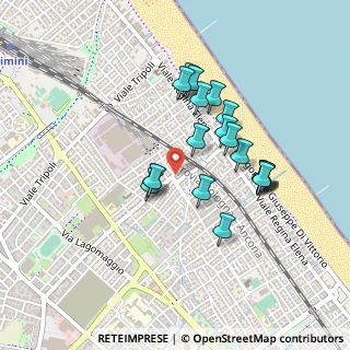 Mappa Via Giuseppe Mariotti, 47923 Rimini RN, Italia (0.4)