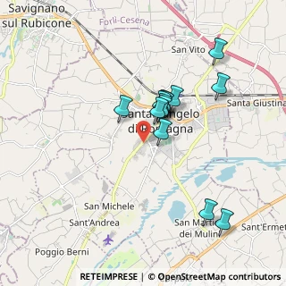 Mappa Via Carlo Alberto dalla Chiesa, 47822 Santarcangelo di Romagna RN, Italia (1.54692)