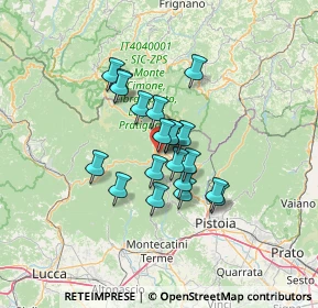 Mappa Via Lapeschi, 51028 San Marcello Pistoiese PT, Italia (9.6375)