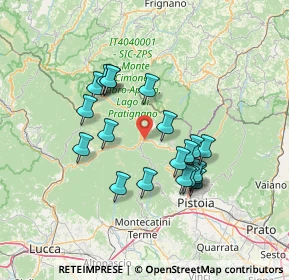 Mappa Via Lapeschi, 51028 San Marcello Pistoiese PT, Italia (12.741)