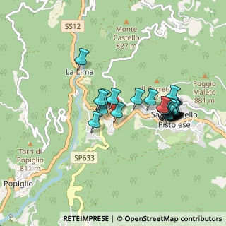 Mappa Via Lapeschi, 51028 San Marcello Pistoiese PT, Italia (0.85357)