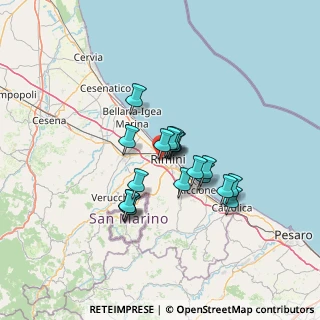 Mappa Via Marecchiese, 47900 Rimini RN, Italia (9.95)