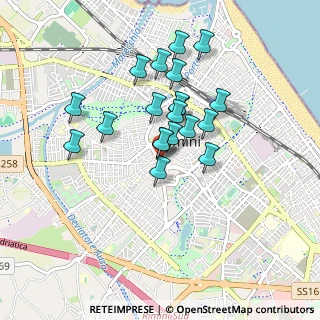 Mappa Piazza Giuseppe Mazzini, 47923 Rimini RN, Italia (0.726)