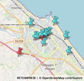 Mappa Piazza Giuseppe Mazzini, 47923 Rimini RN, Italia (1.16)