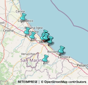 Mappa Piazza Giuseppe Mazzini, 47923 Rimini RN, Italia (6.97667)