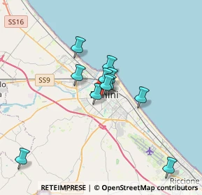 Mappa Piazza Giuseppe Mazzini, 47923 Rimini RN, Italia (2.74909)