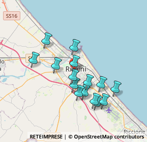 Mappa Piazza Giuseppe Mazzini, 47923 Rimini RN, Italia (3.26333)