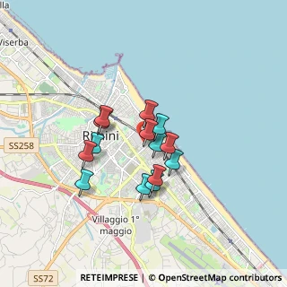 Mappa Via Aristide Gabelli, 47923 Rimini RN, Italia (1.26643)