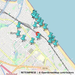 Mappa Via Aristide Gabelli, 47923 Rimini RN, Italia (0.879)