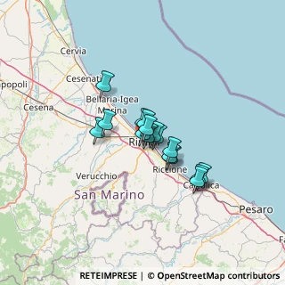 Mappa Largo Irnerio Bertuzzi, 47923 Rimini RN, Italia (8.11063)
