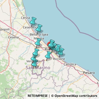 Mappa Largo Irnerio Bertuzzi, 47923 Rimini RN, Italia (9.785)