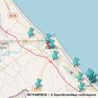 Mappa Largo Irnerio Bertuzzi, 47923 Rimini RN, Italia (6.73429)