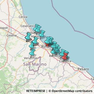 Mappa Via Calatafimi, 47900 Rimini RN, Italia (10.3295)