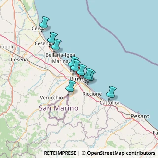 Mappa Via Calatafimi, 47900 Rimini RN, Italia (11.15545)