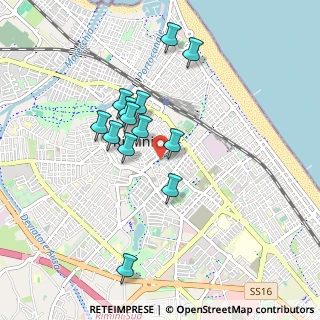 Mappa Percorso ciclo-pedonale Claudio Ugolini, 47923 Rimini RN, Italia (0.80923)