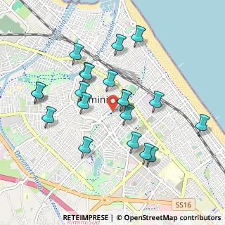 Mappa Percorso ciclo-pedonale Claudio Ugolini, 47923 Rimini RN, Italia (0.948)