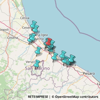 Mappa Percorso ciclo-pedonale Claudio Ugolini, 47923 Rimini RN, Italia (11.03579)