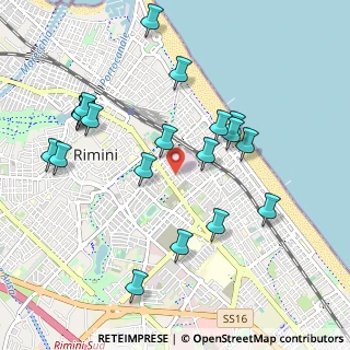 Mappa Via Giovanni da Rimini, 47923 Rimini RN, Italia (1.0815)