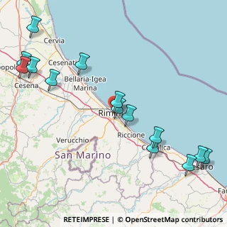 Mappa Via Giovanni da Rimini, 47923 Rimini RN, Italia (21.25286)