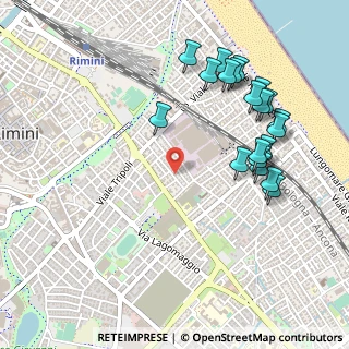 Mappa Via Giovanni da Rimini, 47923 Rimini RN, Italia (0.566)