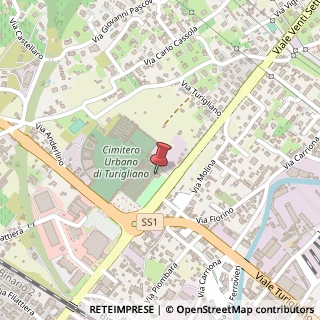 Mappa Viale XX Settembre, 173, 54033 Carrara, Massa-Carrara (Toscana)