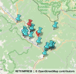 Mappa Località Colletto Collecarica, 55025 Coreglia Antelminelli LU, Italia (5.8865)
