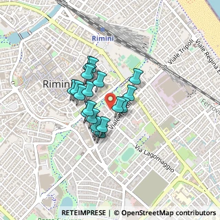 Mappa Via Calatafimi, 47923 Rimini RN, Italia (0.297)
