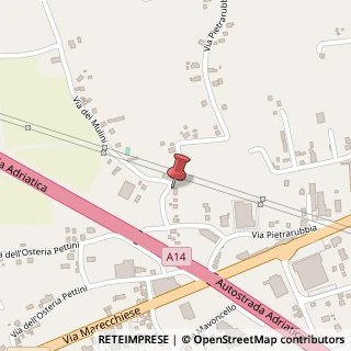 Mappa Via Pietrarubbia, 33/H, 47922 Rimini, Rimini (Emilia Romagna)