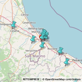Mappa Via Torricella Feltria, 47923 Rimini RN, Italia (25.27625)