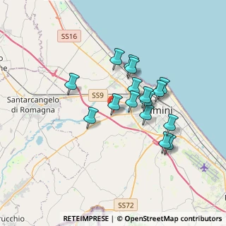 Mappa Via Torricella Feltria, 47923 Rimini RN, Italia (2.9775)