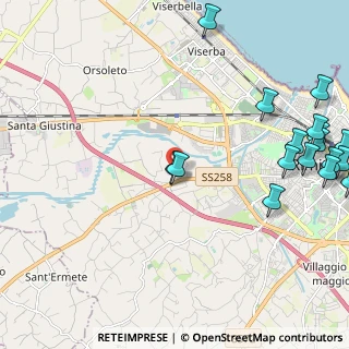 Mappa Via Torricella Feltria, 47923 Rimini RN, Italia (3.1)