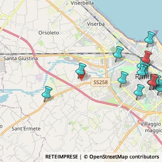 Mappa Via Torricella Feltria, 47923 Rimini RN, Italia (3.06286)