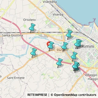 Mappa Via Torricella Feltria, 47923 Rimini RN, Italia (2.1325)