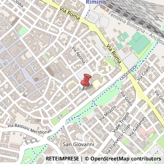 Mappa Via Marco Minghetti, 36, 47921 Rimini, Rimini (Emilia Romagna)