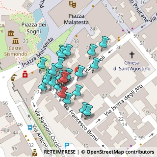 Mappa Via Cairoli, 47923 Rimini RN, Italia (0.04778)