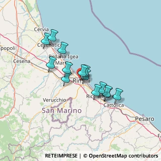 Mappa Via Cairoli, 47923 Rimini RN, Italia (11.00643)