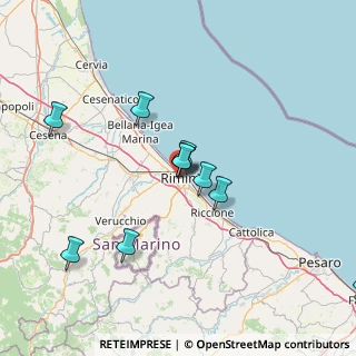 Mappa Via Cairoli, 47923 Rimini RN, Italia (17.51182)
