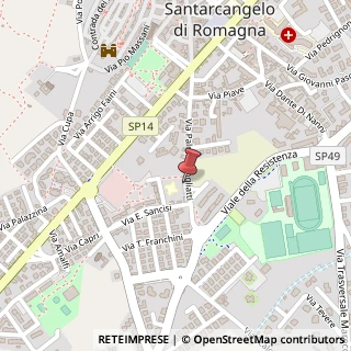 Mappa Via Palmiro Togliatti, 30, 47822 Santarcangelo di Romagna, Rimini (Emilia Romagna)