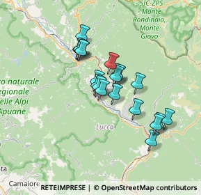 Mappa Località Colombaia, 55027 Gallicano LU, Italia (5.459)