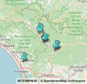 Mappa Località Colombaia, 55027 Gallicano LU, Italia (8.98091)