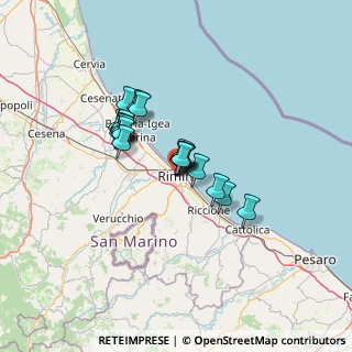 Mappa Via Sigismondo Pandolfo Malatesta, 47923 Rimini RN, Italia (9.4965)